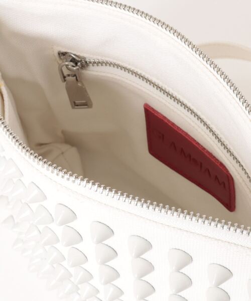 RiNc （リンク）の「【 GLAM JAM / グラムジャム 】 ONIスタッズ ショルダーポーチ / Mサイズ（ショルダーバッグ・レディース・グレー/ブルー/レッド/モカ/その他1/その他2/カーキ/ブルー系その他/ホワイト/ブラック系その他・M）」の20枚目の写真