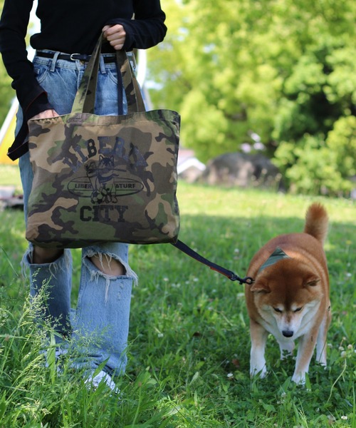 LIBERTY CITY（リバティシティ）の「【LIBERTY CITY/リバティーシティ】 [LIBER-O] トートバッグ（トートバッグ・メンズ・ウッドランド/キナリ/モカ/ブラック・ONE SIZE）」の4枚目の写真