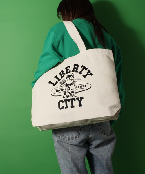 LIBERTY CITY（リバティシティ）の「【LIBERTY CITY/リバティーシティ】 [LIBER-O] トートバッグ（トートバッグ・メンズ・ウッドランド/キナリ/モカ/ブラック・ONE SIZE）」の18枚目の写真