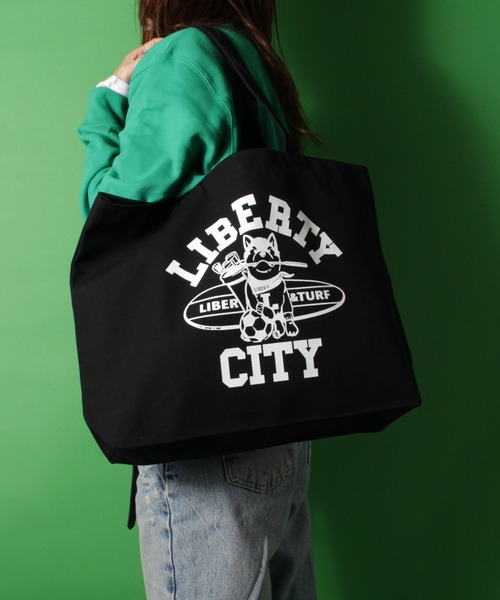 LIBERTY CITY（リバティシティ）の「【LIBERTY CITY/リバティーシティ】 [LIBER-O] トートバッグ（トートバッグ・メンズ・ウッドランド/キナリ/モカ/ブラック・ONE SIZE）」の9枚目の写真