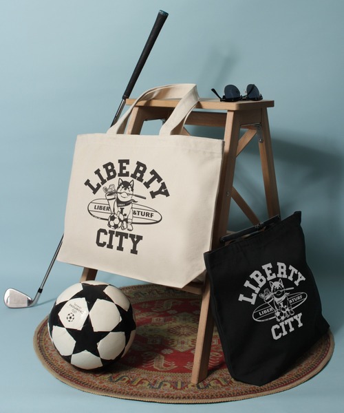 LIBERTY CITY（リバティシティ）の「【LIBERTY CITY/リバティーシティ】 [LIBER-O] トートバッグ（トートバッグ・メンズ・ウッドランド/キナリ/モカ/ブラック・ONE SIZE）」の7枚目の写真