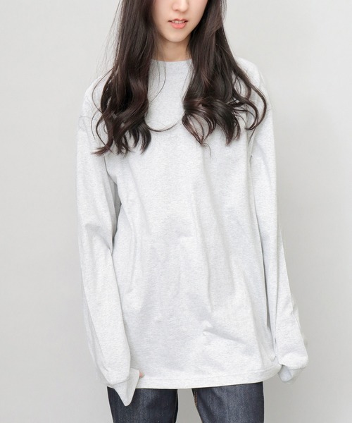 United Athle(ユナイテッドアスレ)の「7.1オンス オープンエンド糸 ルーズシルエット 袖リブ ロングスリーブTシャツ(2.1インチリブ)(Tシャツ/カットソー・メンズ・アッシュグレー/ブラック/ホワイト・XXL/XL/L/M)」の15枚目の写真