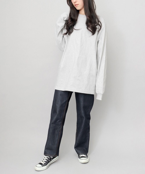 United Athle(ユナイテッドアスレ)の「7.1オンス オープンエンド糸 ルーズシルエット 袖リブ ロングスリーブTシャツ(2.1インチリブ)(Tシャツ/カットソー・メンズ・アッシュグレー/ブラック/ホワイト・XXL/XL/L/M)」の4枚目の写真