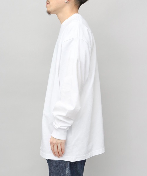 United Athle(ユナイテッドアスレ)の「7.1オンス オープンエンド糸 ルーズシルエット 袖リブ ロングスリーブTシャツ(2.1インチリブ)(Tシャツ/カットソー・メンズ・アッシュグレー/ブラック/ホワイト・XXL/XL/L/M)」の21枚目の写真