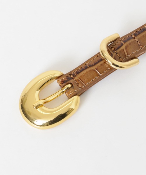 URBAN RESEARCH（アーバンリサーチ）の「ATELIER AMBOISE　MALIBU BELT（ベルト・レディース・ブラウン系その他・75）」の4枚目の写真