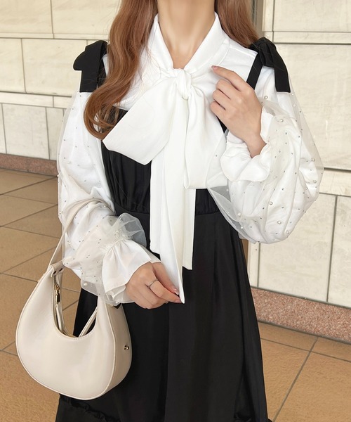 apres jour（アプレジュール）の「アソートレースアップキャミワンピース【ZOZOTOWN限定アイテム】（ワンピース・レディース・ブラック/ピンクベージュ/ブラック系その他・フリー/X-LARGE）」の5枚目の写真