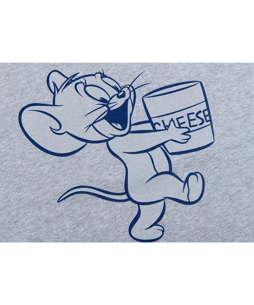 MEDICOM TOY LIFE ENTERTAINMENT（メディコムトイライフエンターテイメント）の「MLE＜TOM and JERRY＞ CREW NECK SWEATSHIRT(JERRY)（スウェット・メンズ・グレー/ホワイト・XX-LARGE/X-LARGE/LARGE/MEDIUM/SMALL）」の4枚目の写真
