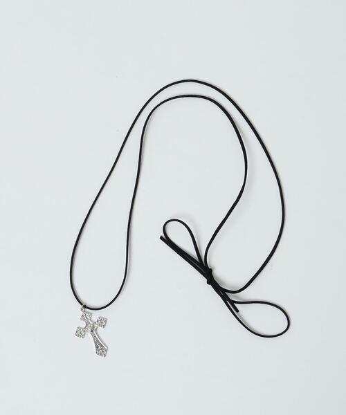 WEGO（ウィゴー）の「WEGO/BIGクロスリボンネックレス（ネックレス・レディース・その他1・FREE）」の5枚目の写真