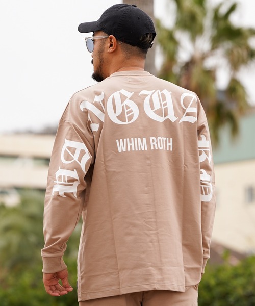 adamsJUGGLER(アダムスジャグラー)の「W/R O.Eスウェットプル(スウェット・メンズ・ベージュ/ブラック・M/L/XL)」の13枚目の写真