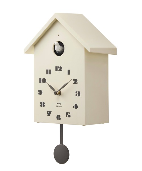 BRUNO（ブルーノ）の「BRUNO（ブルーノ）バードハウスクロック（掛け時計・レディース・ミント/ネイビー/アイボリー・ONE SIZE）」の2枚目の写真