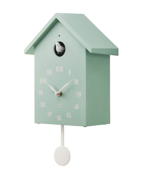 BRUNO（ブルーノ）の「BRUNO（ブルーノ）バードハウスクロック（掛け時計・レディース・ミント/ネイビー/アイボリー・ONE SIZE）」の4枚目の写真