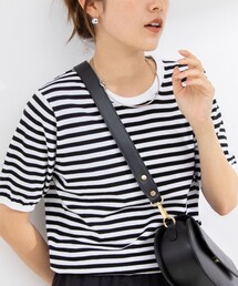 Rie Miller | 《アンサンブル対応》《手洗い可能》GIZA COTTONベーシッククルーネックプルオーバーニット(ニット/セーター)