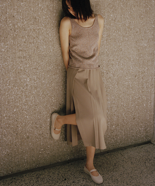 Charles Chaton（シャルルシャトン）の「calm wrap skirt