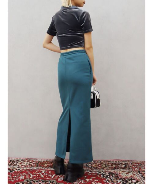 EVRIS（エヴリス）の「ベロアスキッパーショートトップス（Tシャツ/カットソー・レディース・ブルー/グレー/ピンク・FREE）」の13枚目の写真