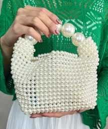 ｔｏｌｅｎｅ | 大ぶりパール ビーズ 2way ショルダーバッグ(ハンドバッグ)