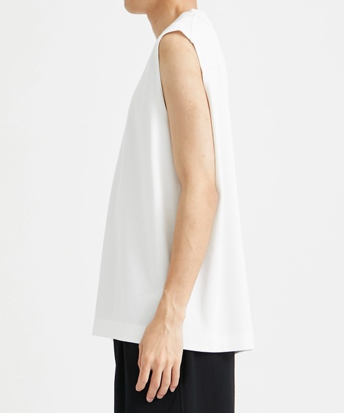 CITY TOKYO（シティトウキョウ）の「キングコットンノースリーブTEE（Tシャツ/カットソー・メンズ・ホワイト/ブラック・1/2）」の15枚目の写真