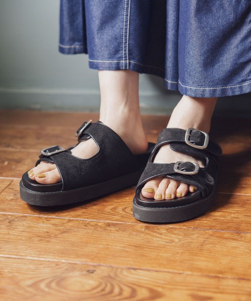 studio CLIP（スタディオクリップ）の「フットベット厚底サンダル（サンダル・レディース・ベージュ/ブラック・LARGE/MEDIUM）」の18枚目の写真