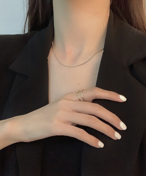 E&C closet…(イーアンドシークローゼット)の「シンプルチェーンネックレス(ネックレス・レディース・ゴールド/シルバー・FREE)」の18枚目の写真