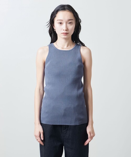 MARW UNITED ARROWS(マルゥ ユナイテッドアローズ)の「<MARW UNITED ARROWS>アメリカンスリーブ タンクトップ(タンクトップ・レディース・ブラック/ライトブルー/ホワイト・FREE)」の10枚目の写真