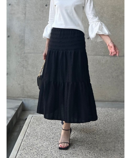 【セール】レースティアードスカート（スカート）｜Day and Grade（デイアンドグレイド）