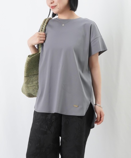 LC/LLL 【新色追加】シルケットスリットカットソー / バック