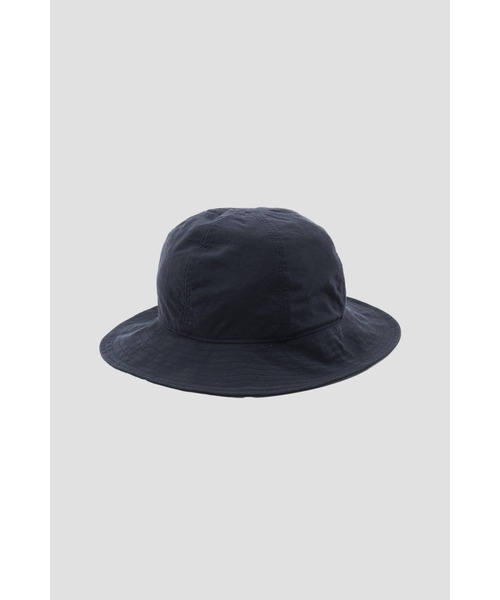 MHL.（エムエイチエル）の「WORN NYLON CANVAS（ハット・レディース・ネイビー/ベージュ・FREE）」の2枚目の写真