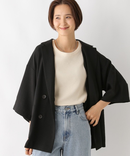 LEPSIM（レプシィム）の「スラブリブタンク　114449（タンクトップ・レディース・グリーン/ブルー/ブラック/アイボリー/グリーン系その他・FREE）」の11枚目の写真