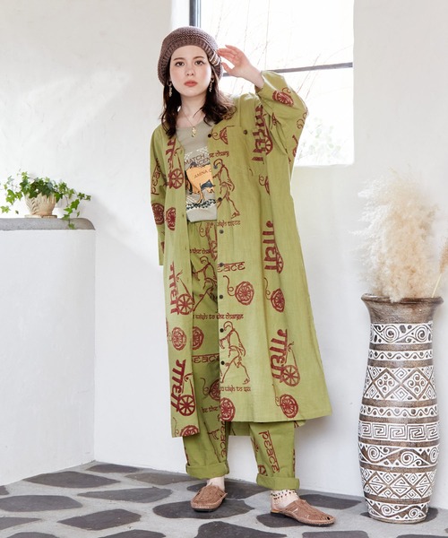 チャイハネ（チャイハネ）の「【チャイハネ】ペジニットベレー帽（ハンチング/ベレー帽・レディース・カーキ/ブラック/ベージュ・FREE）」の12枚目の写真