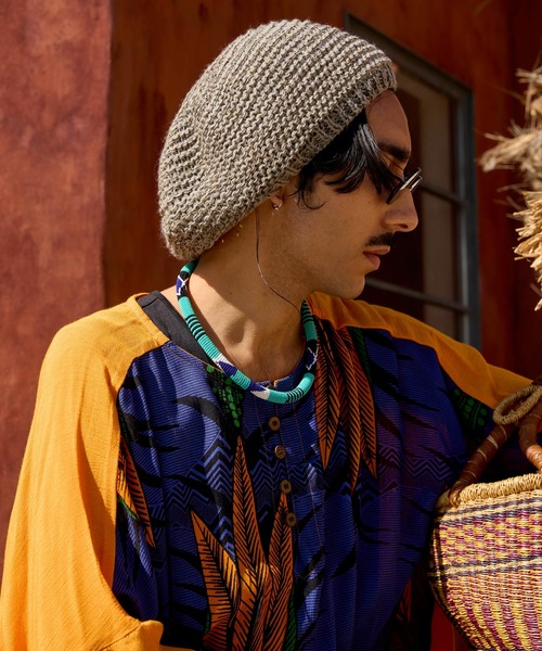 チャイハネ（チャイハネ）の「【チャイハネ】ペジニットベレー帽（ハンチング/ベレー帽・レディース・カーキ/ブラック/ベージュ・FREE）」の15枚目の写真