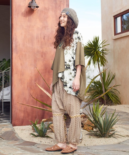 チャイハネ（チャイハネ）の「【チャイハネ】ペジニットベレー帽（ハンチング/ベレー帽・レディース・カーキ/ブラック/ベージュ・FREE）」の18枚目の写真