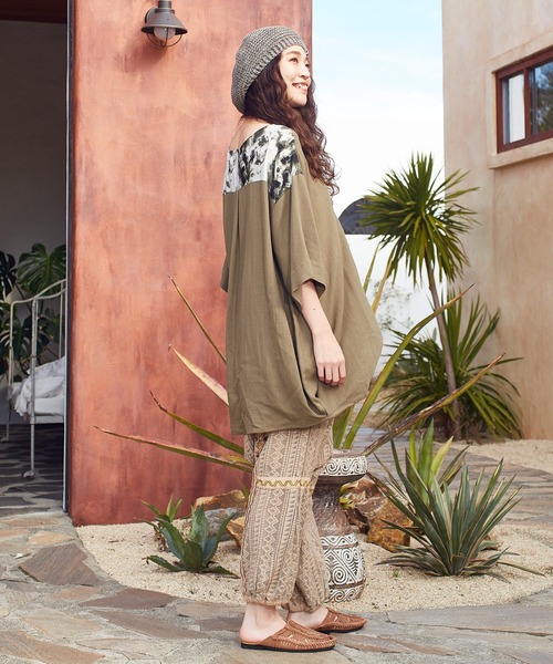 チャイハネ（チャイハネ）の「【チャイハネ】ペジニットベレー帽（ハンチング/ベレー帽・レディース・カーキ/ブラック/ベージュ・FREE）」の19枚目の写真