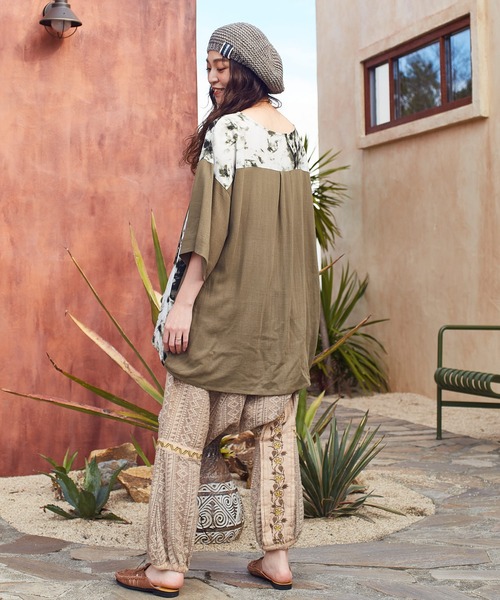 チャイハネ（チャイハネ）の「【チャイハネ】ペジニットベレー帽（ハンチング/ベレー帽・レディース・カーキ/ブラック/ベージュ・FREE）」の20枚目の写真