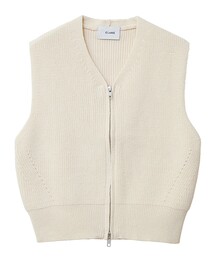 CLANE | 【CLANE/クラネ】ZIP COMPACT KNIT VEST/ジップコンパクトニットベスト(ベスト)