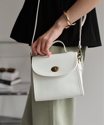 sakishimatokyo | 【2WAY】フロント金具付きハンドバッグ/シーズンレス/合皮(ハンドバッグ)