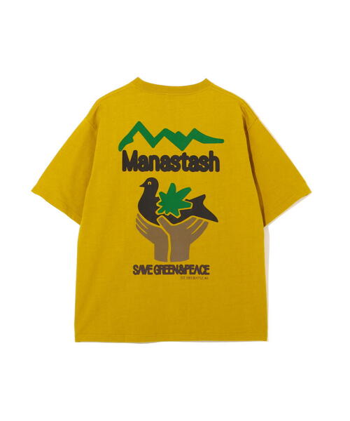 MANASTASH（マナスタッシュ）の「MANASTASH/マナスタッシュ  CiTee PIGION シティーピジョン（Tシャツ/カットソー・メンズ・ホワイト/ブラック/イエロー・M/S/XL/L）」の21枚目の写真