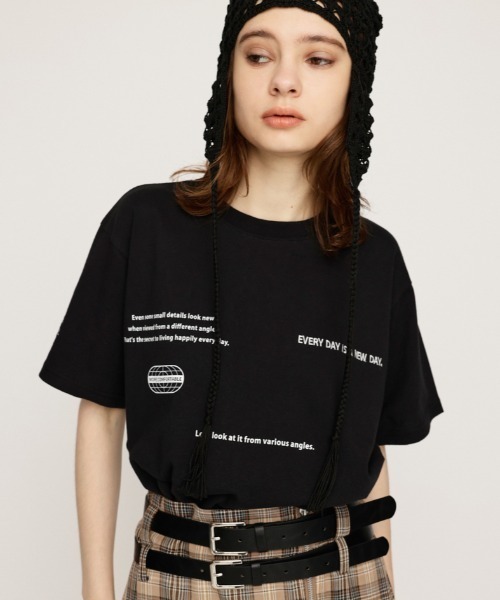セール】RANDOM LOGO PRINT T/SH ランダム ロゴ プリント T