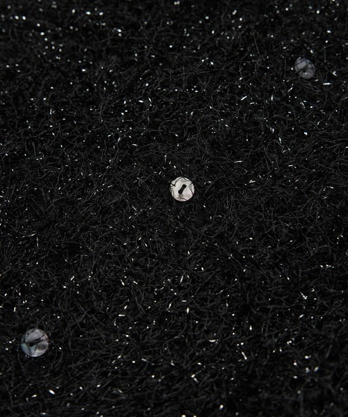 ROPE' PICNIC（ロペピクニック）の「ラメフェザーカーディガン（カーディガン/ボレロ・レディース・ライトグレー/ブラック/ベージュ/ピンク・38）」の8枚目の写真