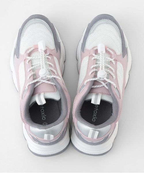 LOVETOXIC（ラブトキシック）の「ドローコードダッドスニーカー（スニーカー・キッズ・ホワイト/ブラック/マルチ・S/M/L）」の12枚目の写真