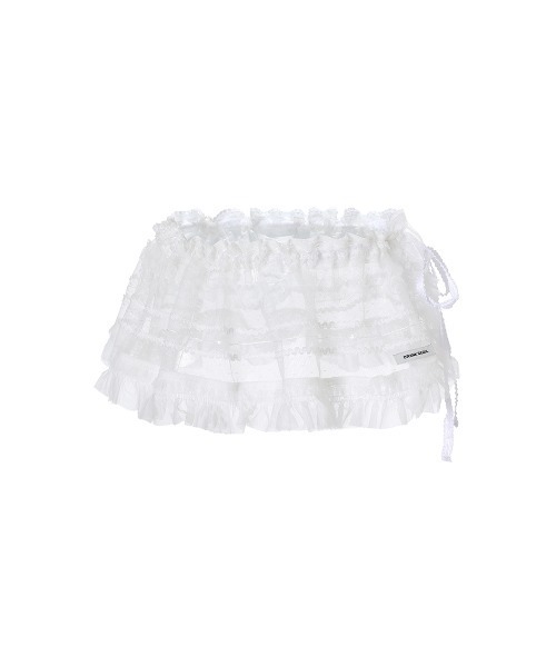 Lace Shirring Apron CRANK 韓国 美品 LACE SHIRRING APRON（スカート）｜CRANK（クランク）の