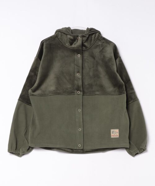 KRIFF MAYER Lady's Collection(クリフメイヤーレディースコレクション)の「ボンディングベロアフードJK(その他アウター・レディース・ブラウン/グリーン/カラフル/チャコール/ナチュラル・MEDIUM/LARGE)」の20枚目の写真
