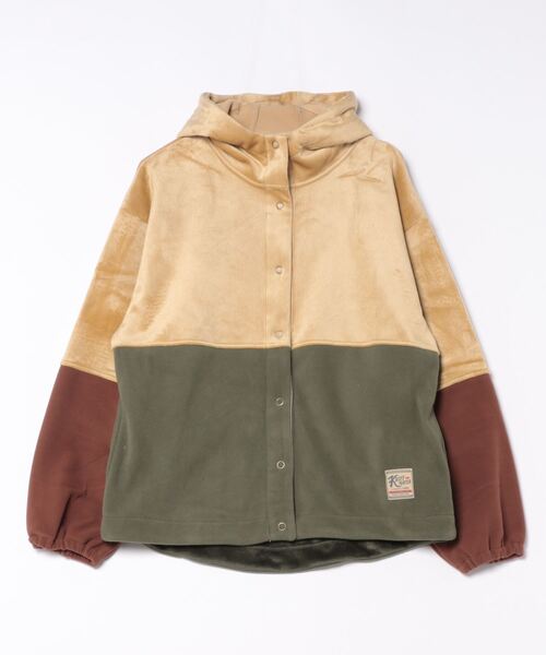 KRIFF MAYER Lady's Collection(クリフメイヤーレディースコレクション)の「ボンディングベロアフードJK(その他アウター・レディース・ブラウン/グリーン/カラフル/チャコール/ナチュラル・MEDIUM/LARGE)」の15枚目の写真