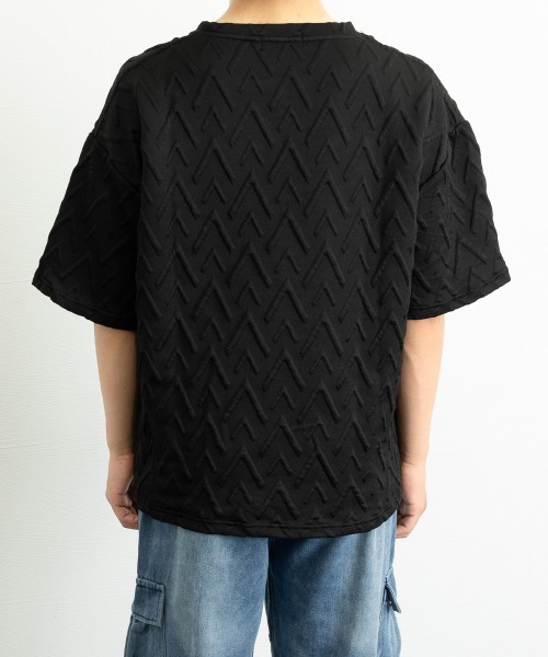 AsaAura(アサオーラ)の「メンズ Tシャツ クルーネックスウェット(Tシャツ/カットソー・メンズ・ブラック/ベージュ/ホワイト・FREE)」の15枚目の写真
