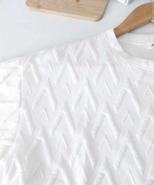 AsaAura(アサオーラ)の「メンズ Tシャツ クルーネックスウェット(Tシャツ/カットソー・メンズ・ブラック/ベージュ/ホワイト・FREE)」の19枚目の写真