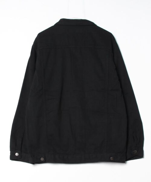 NEW GENTLEMAN(ニュージェントルマン)の「マーティー ルーズシルエット デニムジャケット(デニムジャケット・メンズ・ブラック/ブルー・L/M)」の16枚目の写真