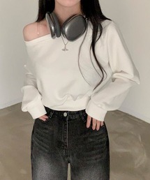 オフショルダー ショート トップス