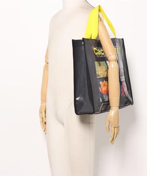 THROW by SLY（スローバイスライ）の「THROW THE SUCCULENTIST TOTE BAG ザ サキュレンティスト トート バッグ（トートバッグ・レディース・ブラック/ライトブルー・FREE）」の13枚目の写真