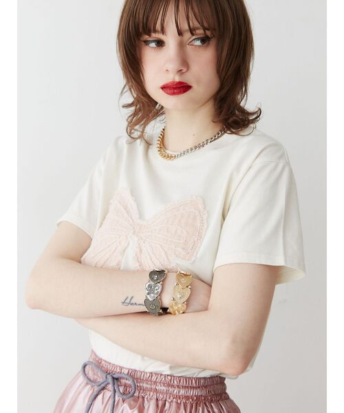 jouetie（ジュエティ）の「ハートコンチョブレス（ブレスレット・レディース・シルバー/ゴールド・FREE）」の5枚目の写真