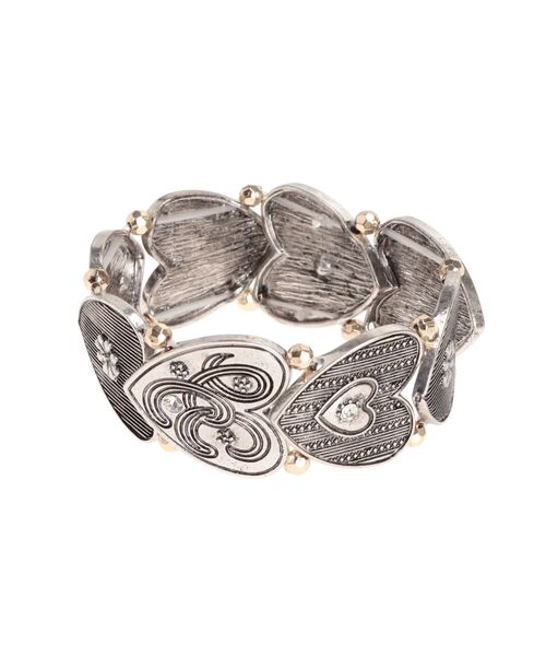 jouetie（ジュエティ）の「ハートコンチョブレス（ブレスレット・レディース・シルバー/ゴールド・FREE）」の8枚目の写真