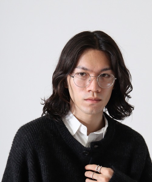 FUNALIVE（ファンアライブ）の「メタル ラウンド アンティーク調 伊達 メガネ（メガネ・メンズ・ゴールド/ブラック/シルバー/ブラウン・FREE）」の11枚目の写真