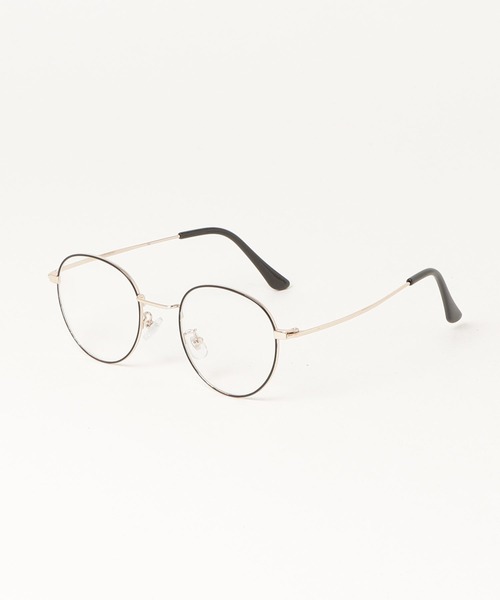 FUNALIVE（ファンアライブ）の「メタル ラウンド アンティーク調 伊達 メガネ（メガネ・メンズ・ゴールド/ブラック/シルバー/ブラウン・FREE）」の13枚目の写真